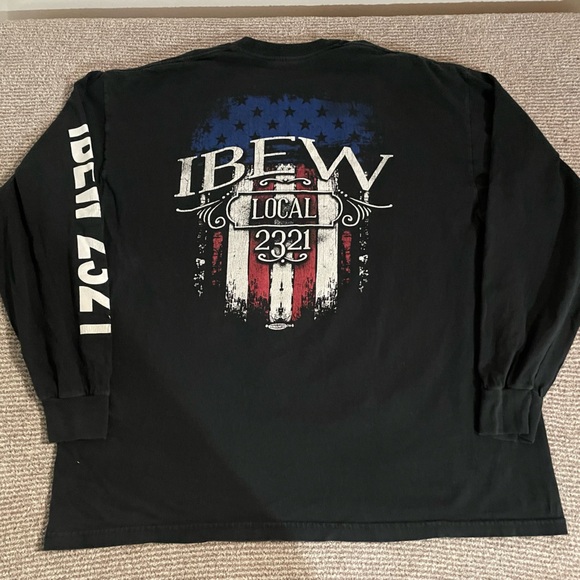 IBEW Electrical union local 2321 long sleeve t shirt - Picture 1 of 10